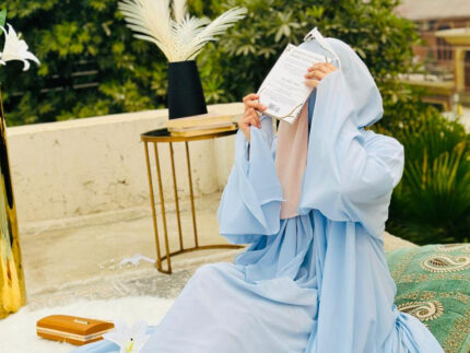 Sky Blue Abaya – Modern Modest Fashion | Libaas-e-Haya