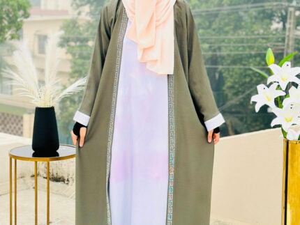 Sage Green Abaya for Women | Elegant Modest Wear by Libaas-e-Haya