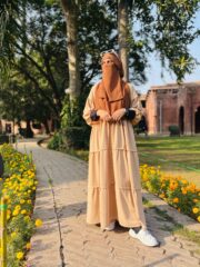 Frock Style Abaya | Modern Modest Fashion by Libaas-e-Haya - Image 2
