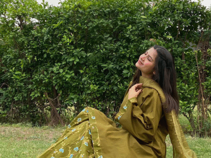 Olive Green Sharaara – Elegant Party Wear & Festive Outfit for Women
