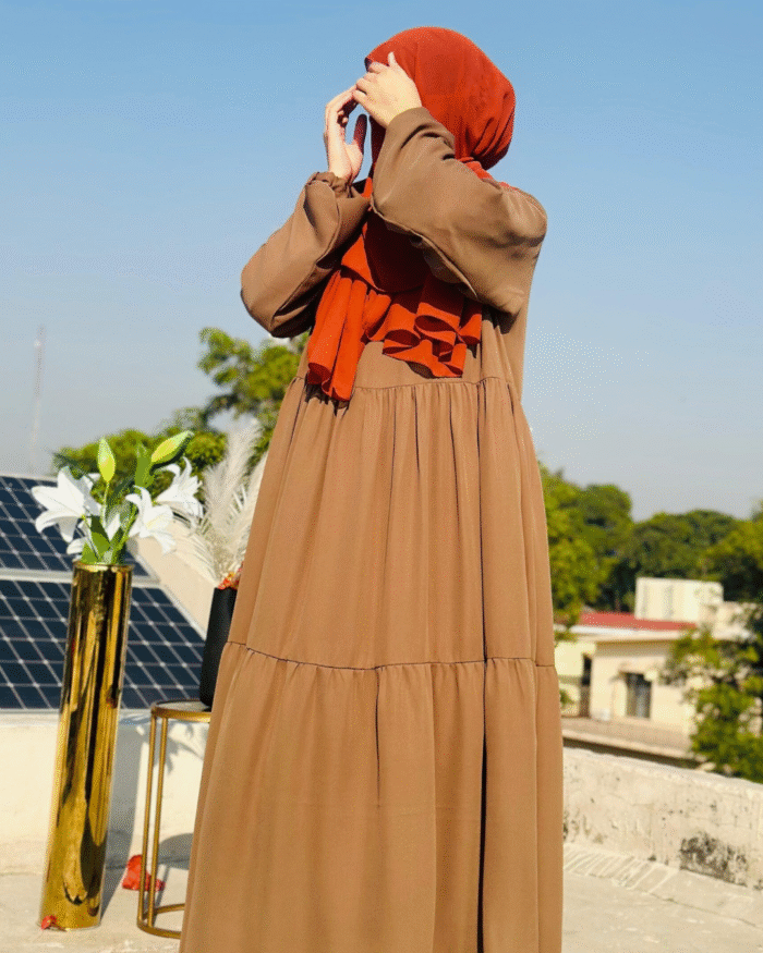 Chocolate Brown Abaya | Classic Modest Fashion by Libaas-e-Haya - Image 1