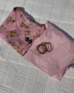 Elegant Pink Floral Lawn 2-Piece Suit for Women – Summer Casual Wear