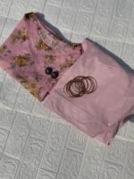 Elegant Pink Floral Lawn 2-Piece Suit for Women – Summer Casual Wear - Image 2