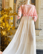 Pink Shirt Cream Skirt by Libas e Haya - Image 4