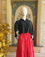 Black Shirt Red Skirt by Libas e Haya - Image 3