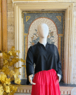 Black Shirt Red Skirt by Libas e Haya - Image 2
