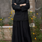 Libas-e-Haya Black Elegance – 2 Piece Modest Co-Ord Set